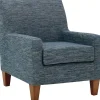 Navy Fynn Upholstered Accent Chair