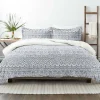 Navy Rustic Modern 2-pc. Twin Duvet Cover Set