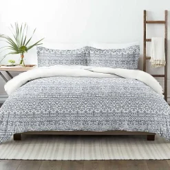 Navy Rustic 3-pc. King Duvet Cover Set