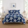Navy Sea Star 2-pc. Twin Quilt Set