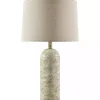 Neutral Faux Stone Vella Table Lamp