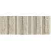 Neutral Tufted Stripes Woven Bath Runner