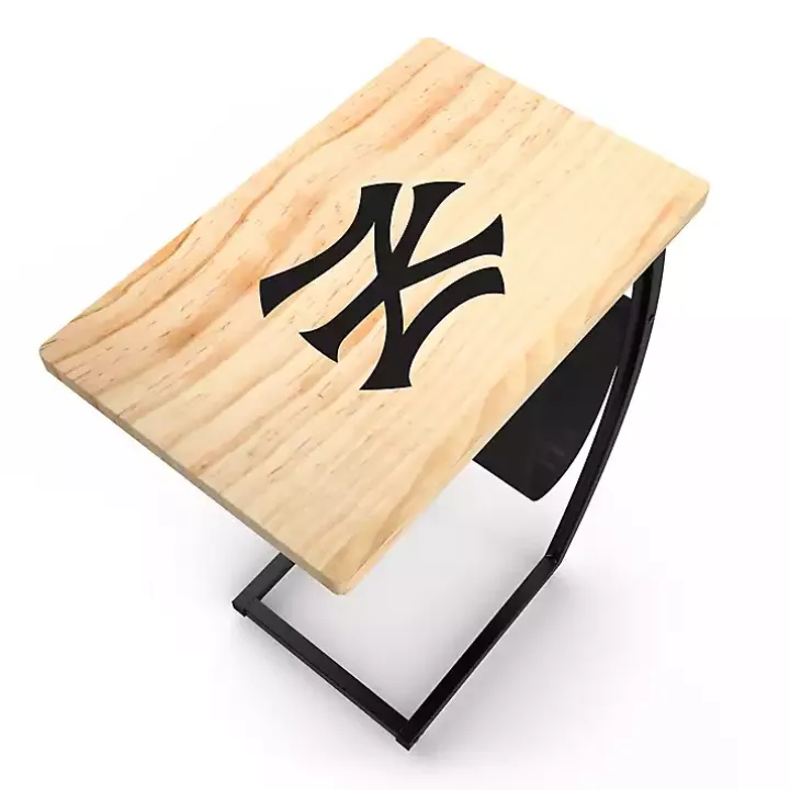 New York Yankees Wood C-Table