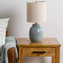 Ocean Blue Ceramic Table Lamp