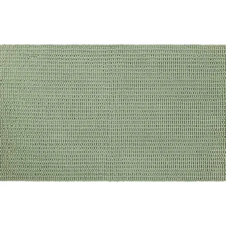 Oregano Memory Foam Chenille Bath Mat, 60 in.