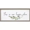 Our Happy Place Wall Plaque