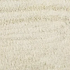 Oval Classic Ivory Crochet Bath Mat