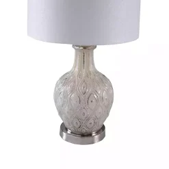 Painted Mercury Glass Table Lamp