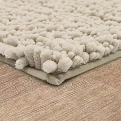 Parchment Lofty Pile Chenille Bath Mat, 34 in.