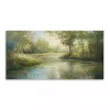 Peaceful Currents Canvas Art Print