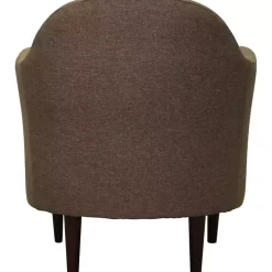 Pecan Julian Upholstered Accent Chair