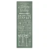 Personalized Kitchen Rules Canvas Wall Plaque