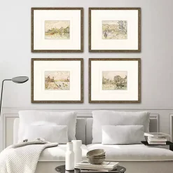 Petite Landscapes Framed Art Prints, Set of 4
