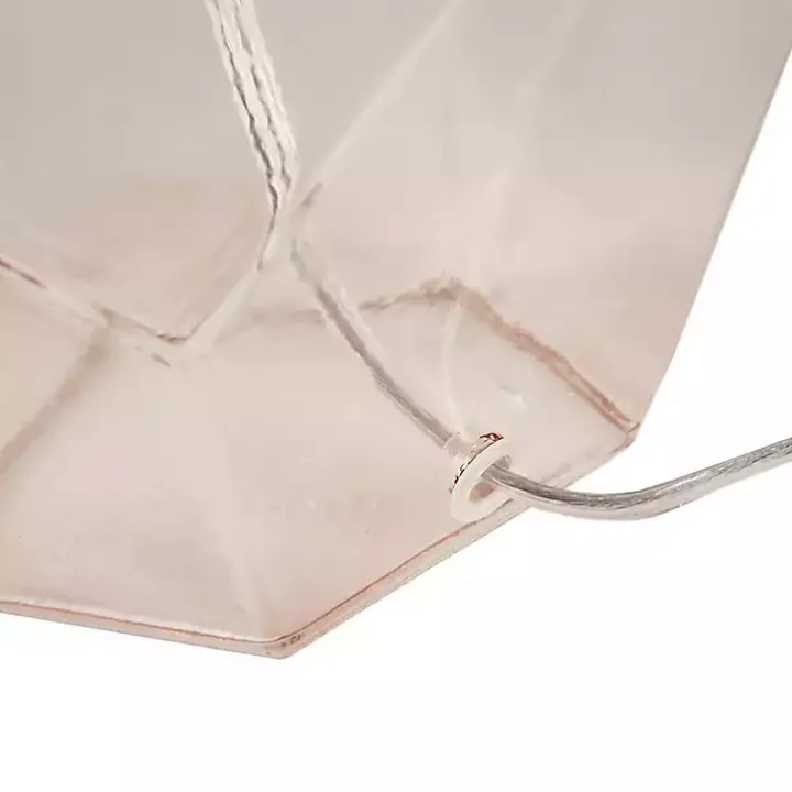 Pink Glass Stella Table Lamp