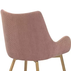 Pink Velvet Avery Dining Chair