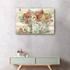 Poppies and Eucalyptus Canvas Wall Art