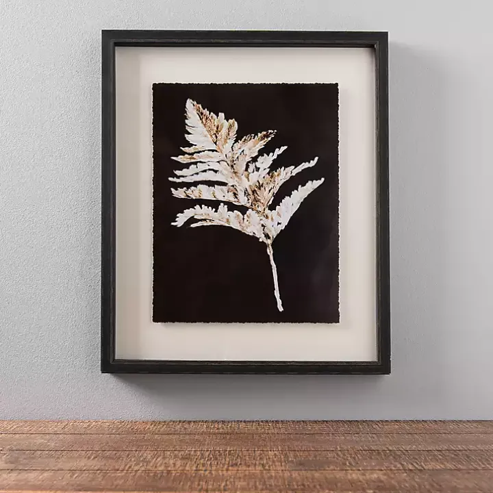 Pressed Leaves IV Framed Art Print