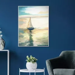 Private Sail Framed Canvas Art Print