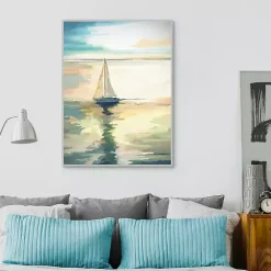 Private Sail Framed Canvas Art Print