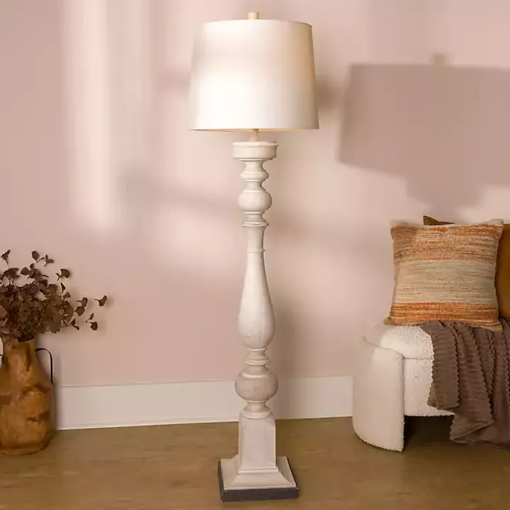 Prussia White Floor Lamp