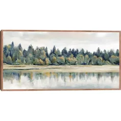 Quiet Reflections Framed Canvas Art Print