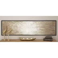 Radial Sunburst Framed Canvas Art Print