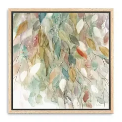 Rainy Cascade I Framed Canvas Art Print, 30x30