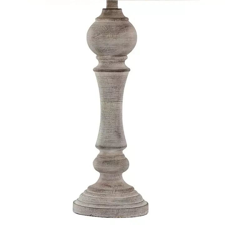 Reclaimed Gray Wilton Table Lamps, Set of 2