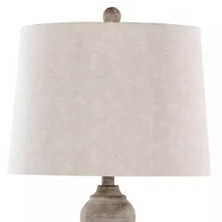 Reclaimed Gray Wilton Table Lamps, Set of 2