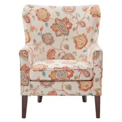 Red Floral Colette Accent Chair