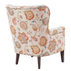 Red Floral Colette Accent Chair