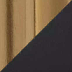 Remy Black & Gold Swivel Bar Stools, Set of 2