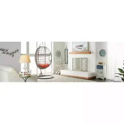 Resting Rowboat Framed Canvas Art Print