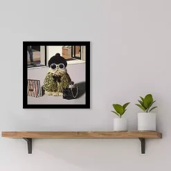 Retail Therapy Cat Framed Art Print