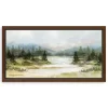 River View Framed Canvas Art Print