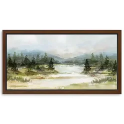 River View Framed Canvas Art Print
