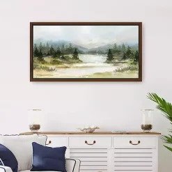 River View Framed Canvas Art Print