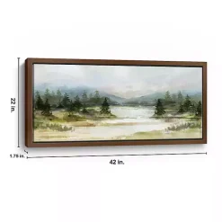 River View Framed Canvas Art Print