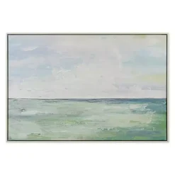 Rough Tide Framed Canvas Art Print
