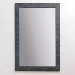 Rustic Black Ryan Profile Mirror