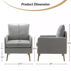 Sage Penny Upholstered Accent Chair