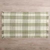 Sage Plaid Leland Scatter Rug