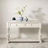 Savannah Cream Distressed Console Table