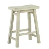Sawgrass Wooden Saddle Seat Counter Stool