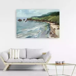 Seaside Cliffs Giclee Canvas Art Print, 60x40 in.