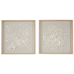 Shell Design Shadow Box 2-pc. Wall Art