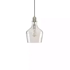 Silver Glass Avalon Pendant Light