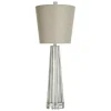 Silver Leaf Tapered Buffet Lamp