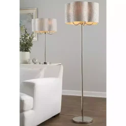 Silver Metal Lila Table Lamp