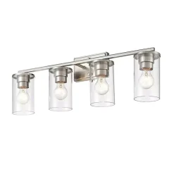 Silver Metal Modern Vanity Light